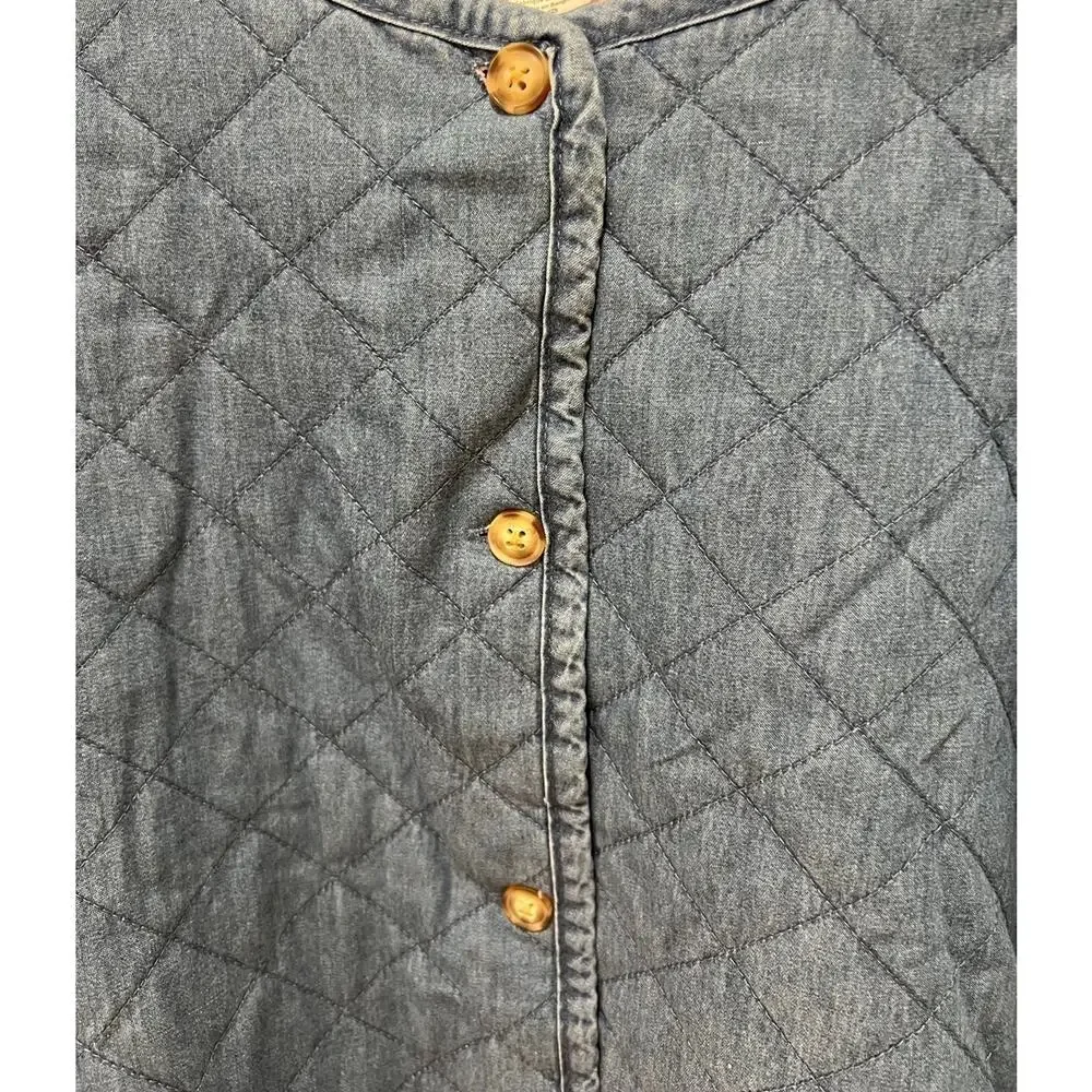 NWT❤️Carter’s Kid Quilted Denim Coat sz10